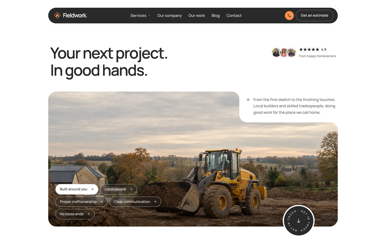 Fieldwork Next.js template - Stepped hero photograph