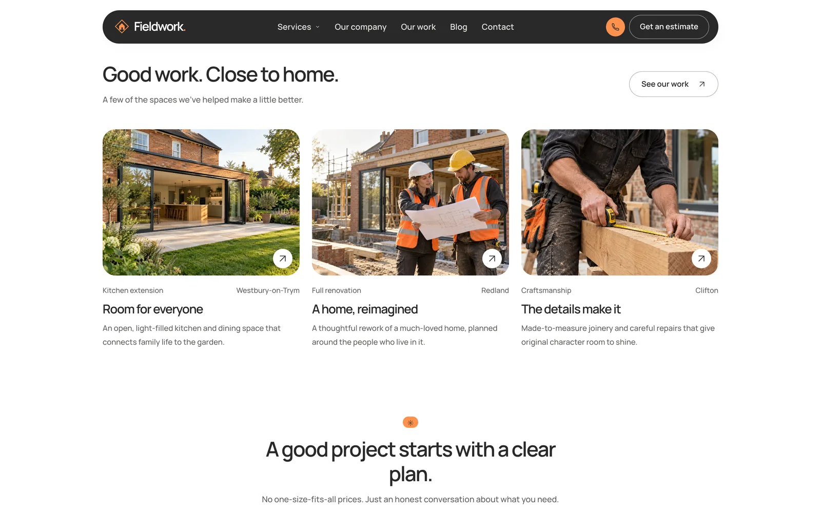 Fieldwork Next.js template - Project stories