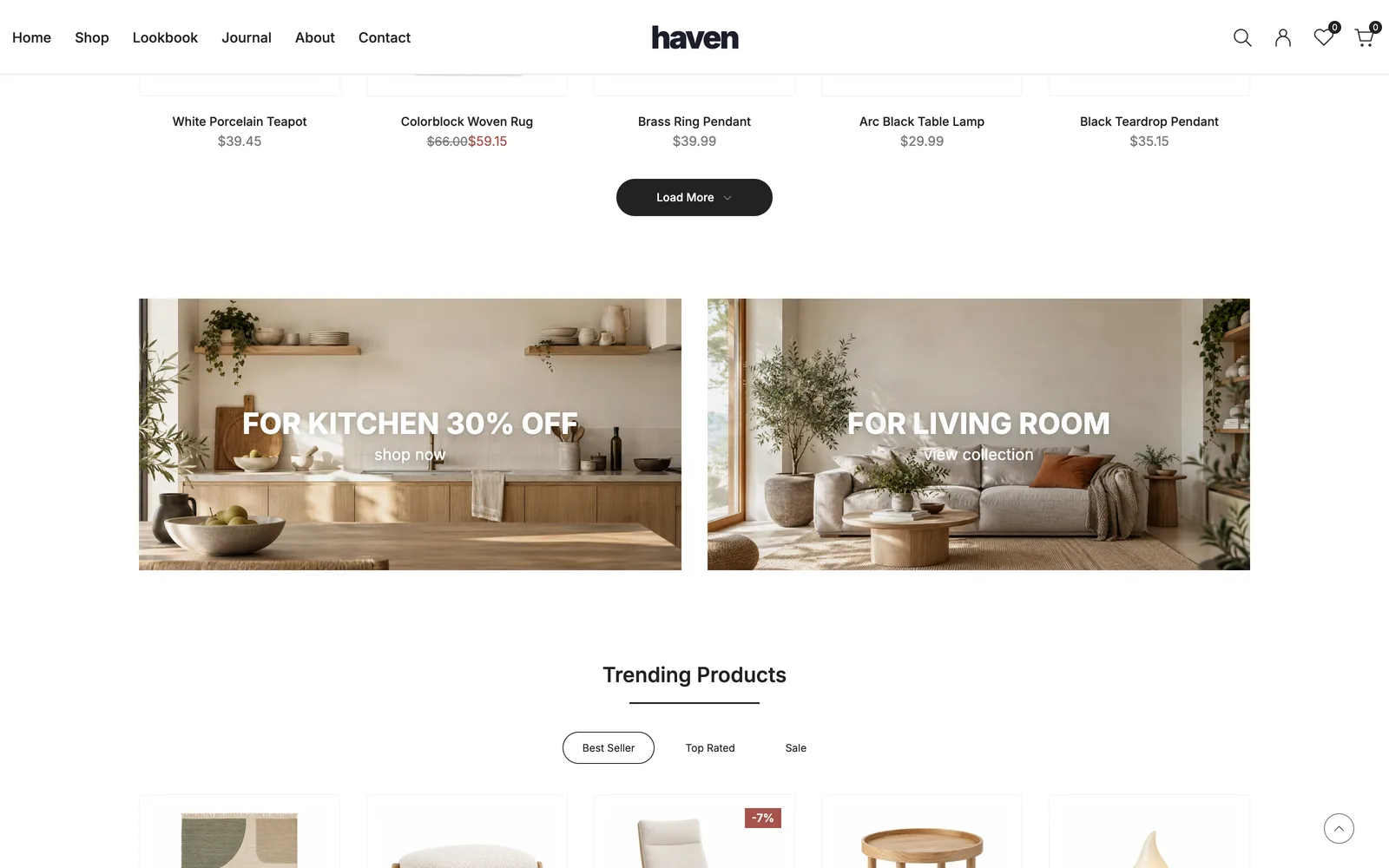 Haven - Promotions and trending products