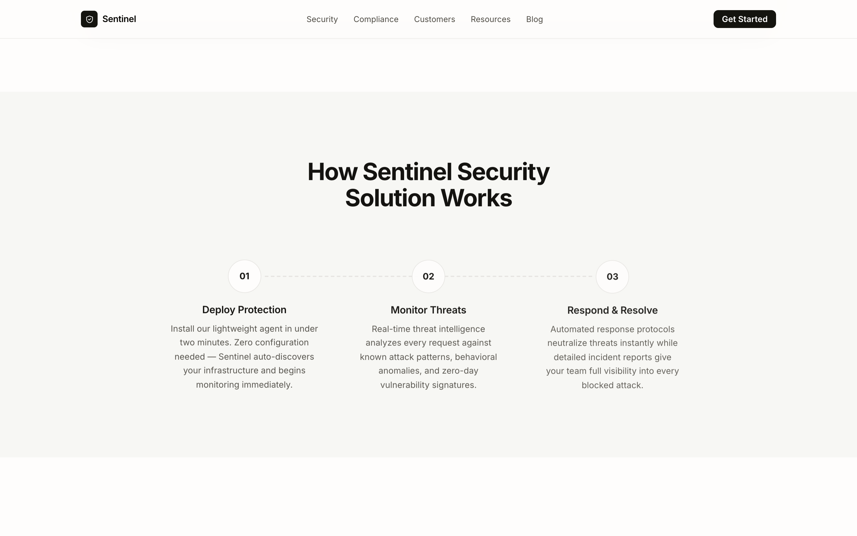 Shield — Mid-page sections