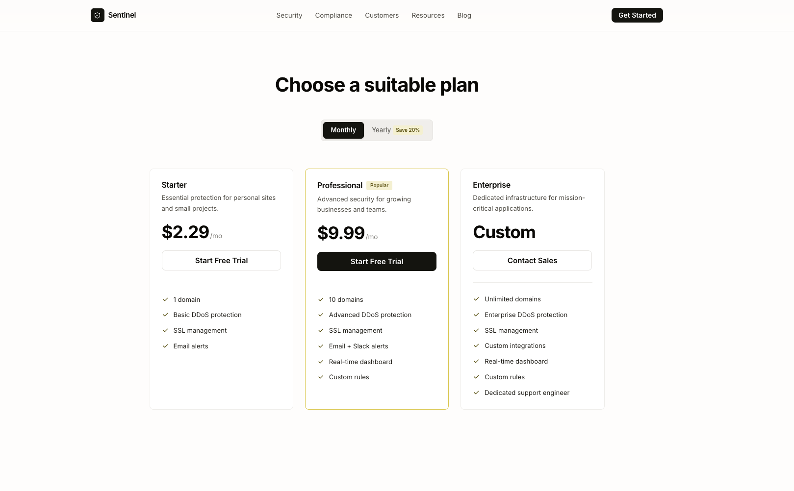 Shield — Pricing